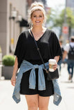 Plus Size Airflow Dolman Sleeve Romper 2