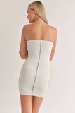 ID6544 COLOR LINE DRESS SWEATER