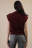 12W3391N-Soft Knit Sweater Vest Top