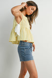 Sky Meadow Peplum Top - BMT7750