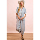 STRIPES BALLOON PANTS