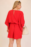 Plus Size Airflow Dolman Sleeve Romper 2