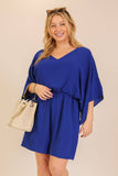 Plus Size Airflow Dolman Sleeve Romper 2