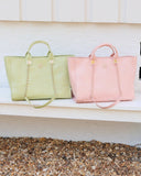 Missy Tote Lime Patent EC