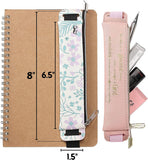 Adjustable Leather Pen Holder - 2 Pack