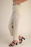 Colette Cropped Wide-Leg Scallop Pocket Detail Pants