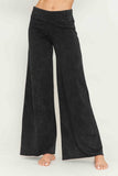 Chatoyant Black Mineral Wash Stretchy Pants