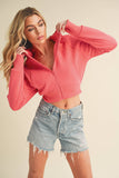 Deva Cropped Hooded