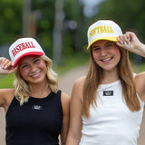 LULU MAC SOFTBALL CAP LEMON YELLOW