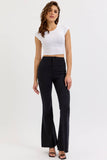 High Rise Super Flare Jean Black [WV36808BLK-1]