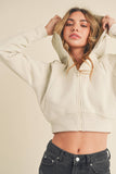 Deva Cropped Hooded