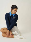 Smiley Face Ruffle Grip Sock, Pilates Socks