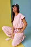 PT17889 Emma Loose Fit Bubble Hem Top