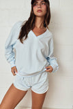 PX19299 Cozy Lounge Short Set Relaxed Fit