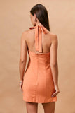 HALTER NECK MINI DRESS