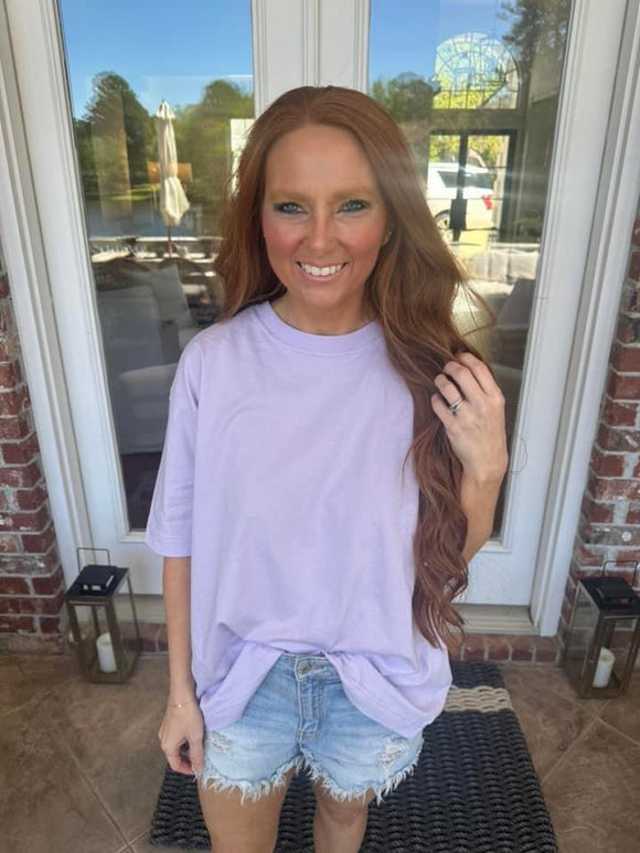 Lavender Oversized Shirt