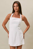 HALTER NECK MINI DRESS