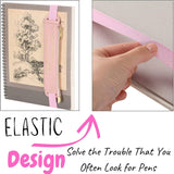 Adjustable Leather Pen Holder - 2 Pack