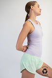 BUTTER SLEEVELESS RACER BACK TANK TOP