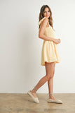 Sun-Kissed Smocked Mini Dress