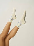 Vintage Summer Grip Sock, Pilates Socks
