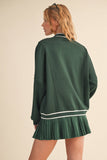 IST6168 KNIT CARDIGAN AND SKIRT SET