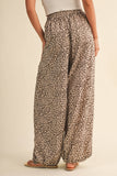 IP1494-A LEOPARD GAUZE RELAXED FIT BALLOON PANTS