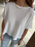 The Danielle Textured Tee