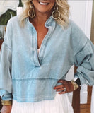 Waverly Denim Blouse