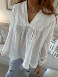 White Grayson Top