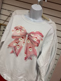 Santa Bow Sweatshirt