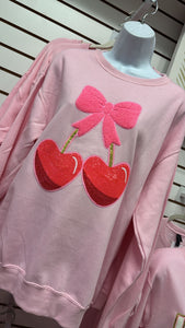 Cherry Bow Sweatshirt