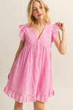 Pink Eyelet Dress