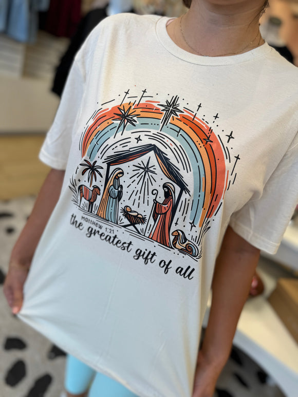 Manger Scene Tee