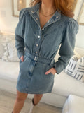 Denim Button Up Dress