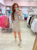 Mineral Washed Sweatshirt Dress