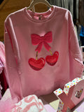 Cherry Bow Sweatshirt