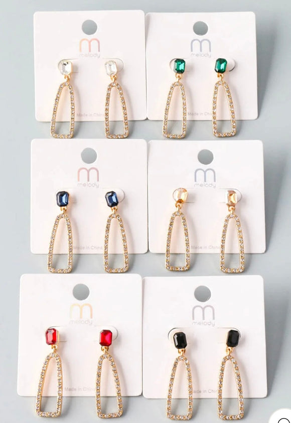 Assorted Stone Earrings