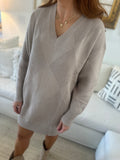 Taupe Sweater Dress