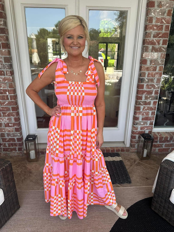 Loren Smocked Maxi Dress