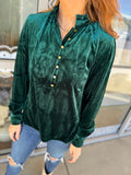 Camille Velvet Blouse