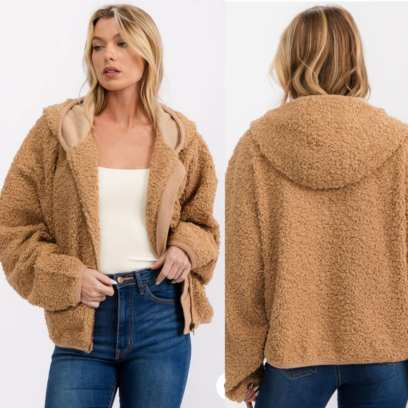 Camel Sherpa Jacket