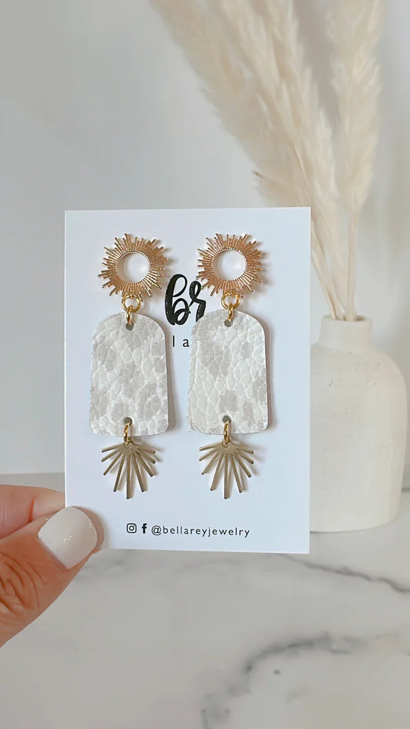 Laura Leather Earrings