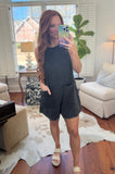 Charcoal Mandy Short Romper