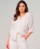 Grady White Button Up Top