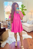 Hot Pink Lilly Dress