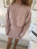 Lila Pink Sweater Set