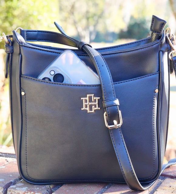 Caroline Hill Bethany Crossbody Black