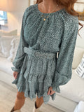 Hunter Green Belted Dress