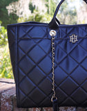 Melissa Tote Black Quilted